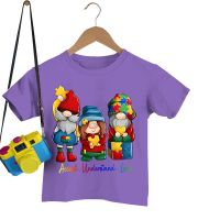 Cute Autism Pygmy T-shirts Boys Girls Summer Cartoon Tops Autism Accept Understand Love Harajuku Autism Children 39;s Clothing