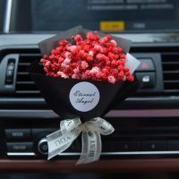 【CC】 Small Bouquet Dried Flowers Car Interior Air Outlet Fragrance Clip Decoration Ornaments