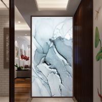 Abstract Ink No Glue Privacy Window Film Vinyl Static Cling Frosted Stained Glass Decorative Window Sticker Window Film 06 Window Sticker and Films