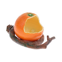 Fruit Shape Bird Feeder Bowl Orange Pomegranate Bird Food Water Feeding Bowl Container Feeders for Crates Coop Pet Feeder