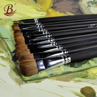 6Pcs/Set Fine Weasel Hair Paint Brush Round Shaped Oil Artistic Brushes For Acrylic Watercolor Painting Art Supplies Tassels Drawing Painting Supplies