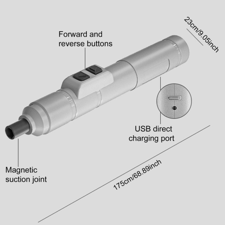 ไขควงไฟฟ้า-usb-ไร้สาย3-6โวลต์แบบชาร์จไฟได้ลิเธียมแบบปากกาชนิดไมโครความแม่นยำชุดไขควงไฟฟ้า