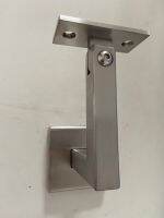 Freeshipping Stainless Steel Handrail Wall Bracket Square Slim for Stair Systems