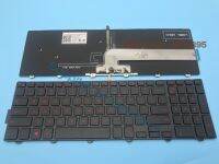 ใหม่สำหรับ Dell Inspiron 15 3000 5000 3541 3542 3543 5542 5545 5547แล็ปท็อป17-5000คีย์บอร์ดภาษาอังกฤษ Backlit สีแดง