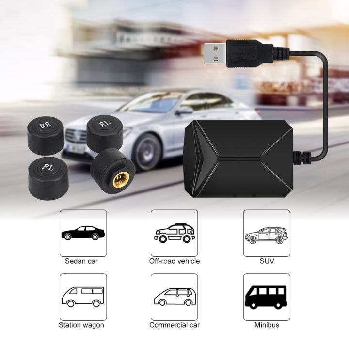 newly-tpms-usb-android-tire-pressure-monitoring-system-display-alarm-5v-internalexternal-sensors-navigation-car-radio