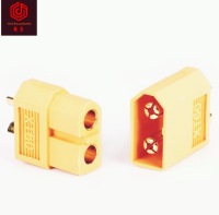 ขั้วต่อแบตเตอรี่ คอนเนคเตอร์ต่อสายไฟแบตเตอรี่ T60 Connectors,xt60 Male + Female Bullet Connectors