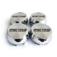 Style 4pc 60mm SPORT VENAD Silver Wheel Center Cover Rim Hub Cap Center Cap