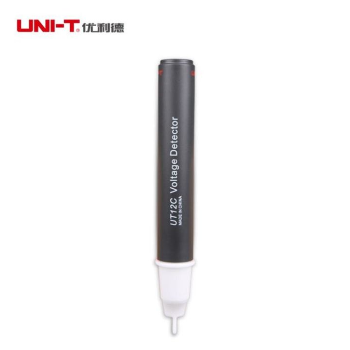 UNI-T UT12C Non-Contact ดินสอทดสอบความเหนี่ยวนำไฟฟ้าอุปกรณ์ตรวจกระแสไฟ AC 90V-1000V