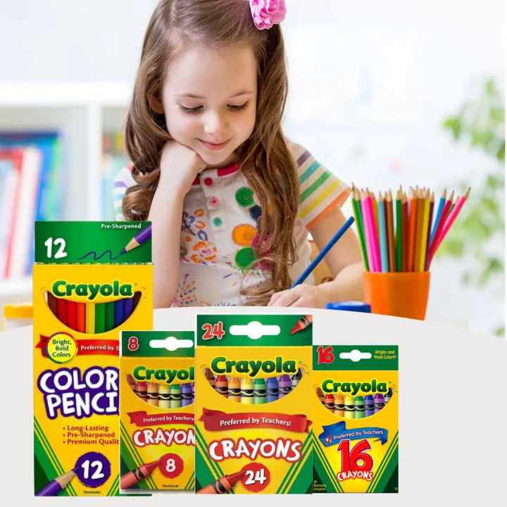 Learn and Play Crayola Crayons 8 Colors 16 Colors 24 Colors Coloring
