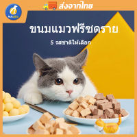 ขนมแมวฟรีซดราย ขนมแมว ขนมแมวเลีย อกไก่อบแห้งแมว ขนมโบนัสสัตว์เลี้ยง ของกินเล่นแบบพกพา รสชาติไก่ เป็ด ปลา ถุงละ 5g LI0294