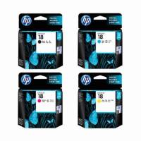 HP INK 18 BLACK สำหรับเครื่องพิมพ์​ K5300.สีดำ/สีแดง/สีน้ำเงิน/สีฟ้า