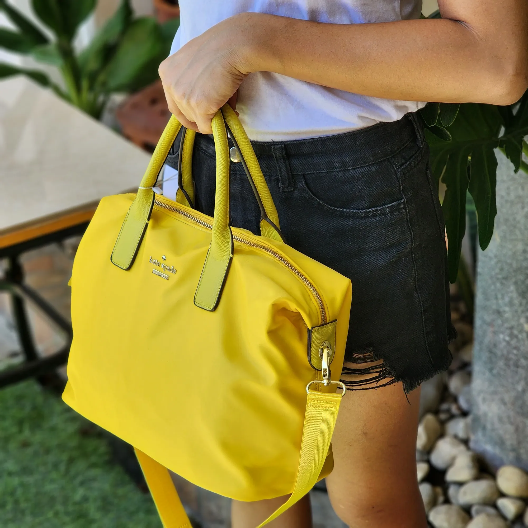 Original Kate Spade Lemon Lyla Crossbody Women's Nylon Bag | Lazada PH