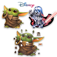 AnimeBaby Yoda Kawaii 3D ไม้ปริศนาของเล่นจิ๊กซอว์ปริศนาเกมกระดานแบบโต้ตอบเด็กของเล่นเพื่อการศึกษา Gift