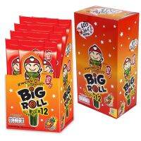 เถ้าแก่น้อย บิ๊กโรล สาหร่ายม้วนทอดกรอบ รสเผ็ด 3 กรัม x 12 ซอง รุ่น big-roll-12pcs-3g-spicy