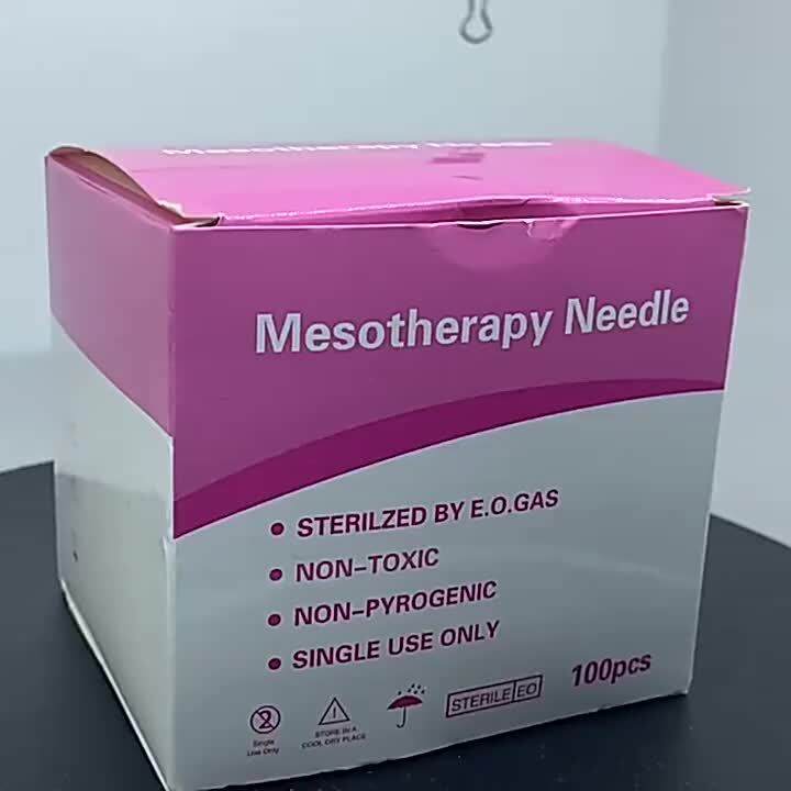 50Pcs Sterile Hypodermic Approval Injection Needle Mesotpy Needle