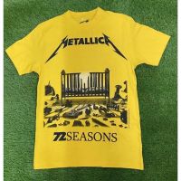 Metallica 72 Seasons Made In Spain Premium Cotton Tee Rock Band Shirts Rockers T-Shirt Shadows Follow Screaming Suicide Men T-Shirt