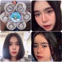 Glamourous Gray / Glacious Gray บิ๊กอาย สีเทา ตาโต คอนแทคเลนส์ Contact Lens Bigeyes ลายฮิตใน tiktok