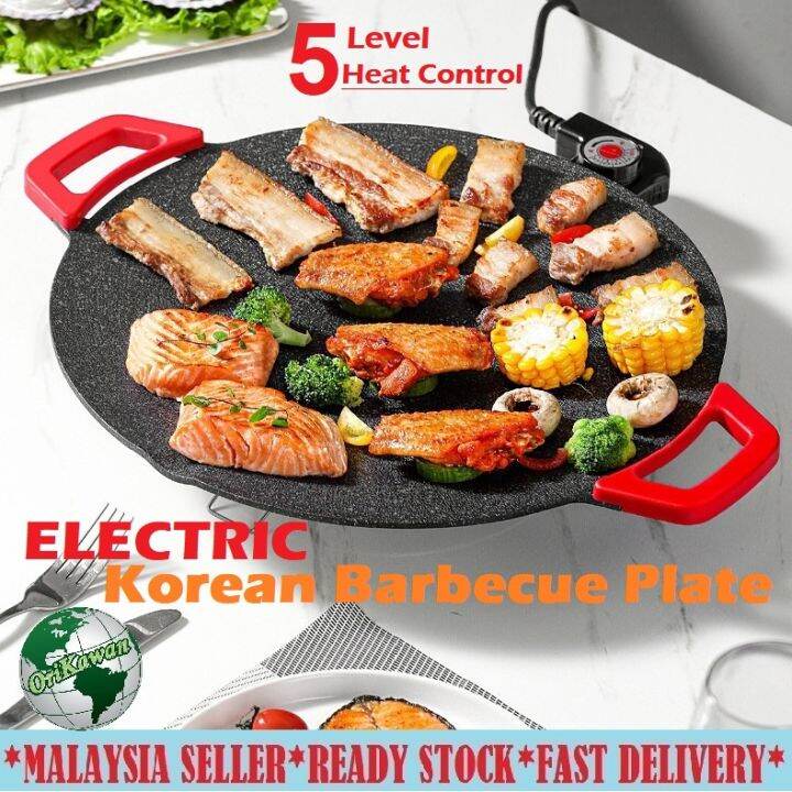 【miss000.】Electric 36CM Korean BBQ Hot Plate Maifan Stone Barbecue