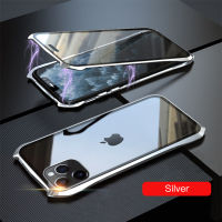 Luphie Double-sided Glass Magnetic Case For Iphone 11 Pro Max Glass Cover Clear Case For Iphone 11 Pro Max Magnet Metal Cases