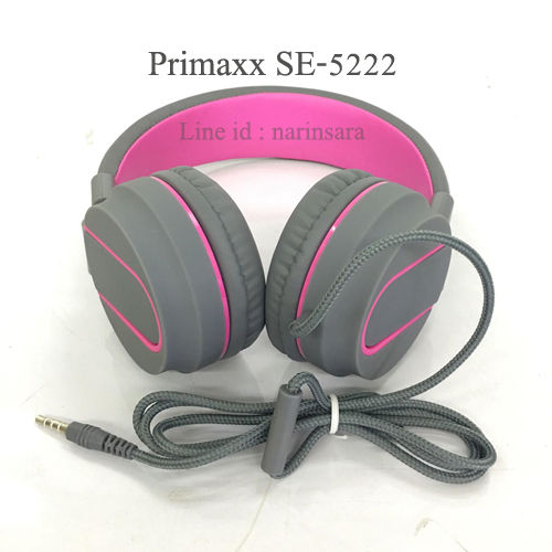 primaxx-small-talk-headphones-รุ่น-se-5222-หูฟัง-ไมค์-ใช้กับมือถือได้ทุกรุ่นที่เป็นแจ๊ค-3-5-mm