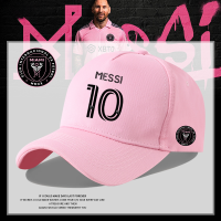 อินเตอร์ไมอามี่หมวก Futbol จำนวน10 Messi เดียวกันหมวกหมวกเบสบอลสำหรับผู้ชายและผู้หญิงแฟนสีชมพูพิมพ์โลโก้ปรับหมวกสำหรับเด็ก
