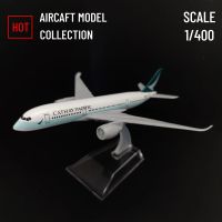 Scale 1:400 Metal Aircraft Model Hong Kong Cathay Pacific Airlines A350 Diecast Aviation Collectible Miniature Ornament Toys