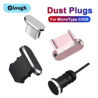 Elough Metal Anti Dust Plug USB Type C Micro Charging Port Protector USB C 3.5mm Earphone Jack Sim Card For iPhone Redmi Samsung