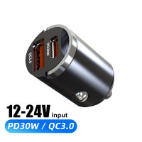 USB C Car Charger 30W Fast Charging QC3.0 SCP AFCFCP PD Type C Quick Truck Adapter สำหรับ 14 Samsung