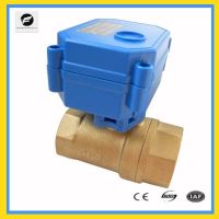 【The-Best】 cableR CWX-15 1/2 3/4 3/8 วาล์วมอเตอร์ทองเหลือง DC3-6v DN15 CR02 DN20 DN8วาล์วควบคุมน้ำหัวฉีดไฟฟ้า