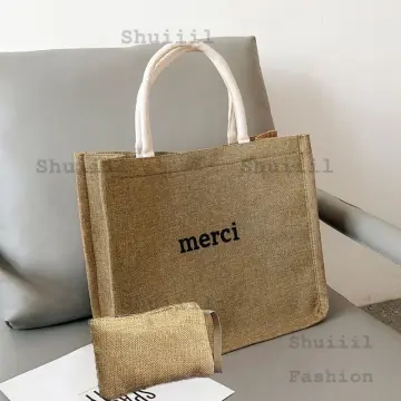  Womens Casual Tote Bag Reusable Canvas Shoulder Bag Hobo  Crossbody Handbag for College Work Travel School (Blue-merci) : Clothing,  Shoes & Jewelry