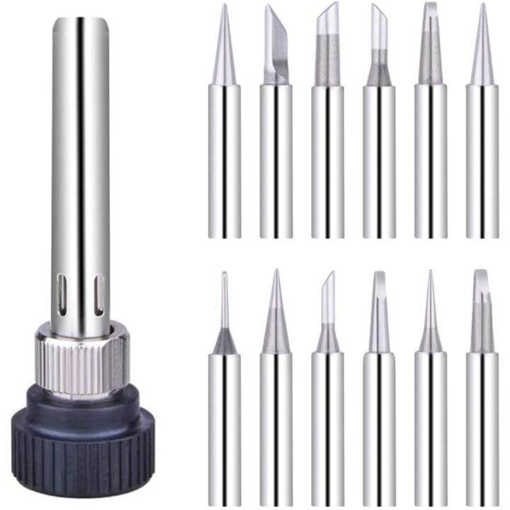 Xianglaa 10-Pack Soldering Iron Tips - 900M-T-K Model - For 936 Soldering Iron - Lead-Free Replacement Tips - View #9