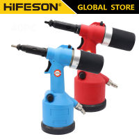 HIFESON Pneumatic Air Rivet Nut Rivtut Riveter อัตโนมัติใส่เกลียวดึง Setter Riveters โลดโผน Rivnut เครื่องมือสำหรับถั่ว M3 M4 M5 M6 M8 M10 M12 Rivets อลูมิเนียมเหล็กสแตนเลส