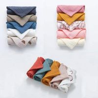 【DT】hot！ 5 Pcs Baby Cotton Infant Hand Face Wipes Washcloth Facecloth Handkerchief Muslin Feeding Bib