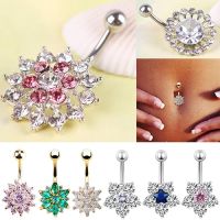 【CW】 Rhinestone Belly Navel Bar Piercing Jewelry piercing ombligo waist beads