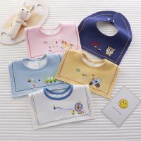 【CC】 3Pcs Bibs Sets for Baby U-Shaped with Adjustable Closure and Soft Cotton Newborns Items