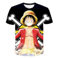 2022ใหม่ฤดูร้อน One Piece เสื้อแฟชั่นผู้ชายผู้หญิงเสื้อยืด Streetwear เด็กผู้หญิงเด็ก3D พิมพ์เสื้อสไตล์ญี่ปุ่น Unisex Tees