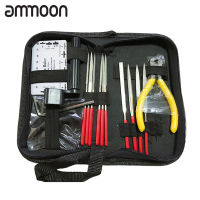 [okoogee]15Pcs Guitar Care Tool Repair Maintenance Tech Kit Set Guitar Fret Repairing Tools