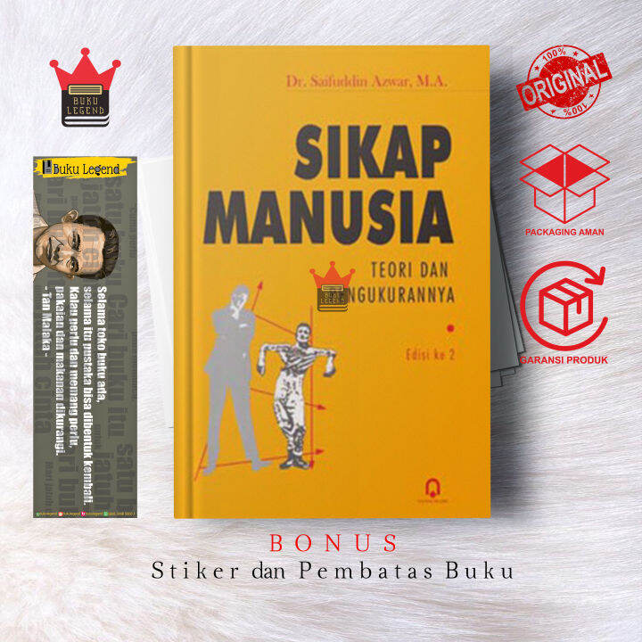 Buku Sikap Manusia Teori Dan Pengukurannya - Saifuddin Azwar | Lazada ...