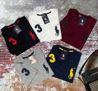 เสื้อยืดแขนสั้นงานปัก ป้ายห้อย *POLO*พร้อมส่ง มีเก็บปลายทาง