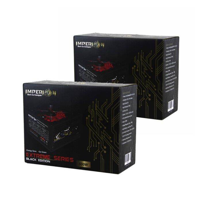 Imperion Power Supply Gaming - Extreme Series Black Edition TX-600Watt ...