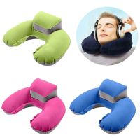 ☑ Hot Inflatable Travel Neck Pillow Soft Air U Shaped Car Head Rest Support for Travel Office Nap Head Rest Cushion Neck Pillow