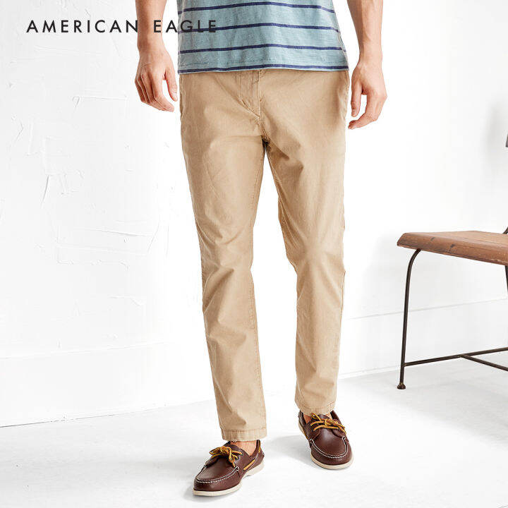 American Eagle Flex Slim LivedIn Khaki Pant กางเกง ผู้ชาย ขายาว สลิม