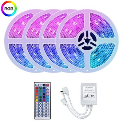 2835 RGB Light Strip 20M Flexible LED Light Strip with 44 Keys Remote Controller+Controller for Valentines Day Bedroom