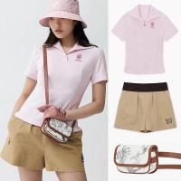 23 original order Korean golf womens suit top golf summer casual elastic band shorts shoulder strap waist bag J.LINDEBERG Titleist DESCENNTE Korean Uniqlo ✵