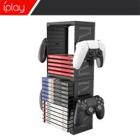 iPlay PS4 PS5 Gamepad Bracket XBOX Multifunctional Storage ชั้นวางแผ่นดิสก์ Nintendo Switch เกมการ์ดจัดเก็บข้อมูล Rack