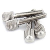 10pcs M2 M2.5 M3 M4 M5 M6 SUS304 Stainless Steel Knurled Thumb Screws With long Small Head GB836 Hand Tighten Thumb Screw