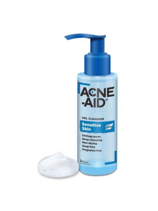 acne-aid-gel-cleanser-100ml-เจลล้างหน้าสำหรับผิวแพ้ง่าย-ลดการเกิดสิว-ลดผิวมัน-ใช้ความชุ่มชื้นกับผิว