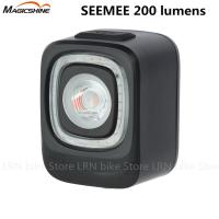 MAGICSHINE SEEMEE 200สมาร์ทปลายจักรยานไฟชาร์จยูเอสบีไฟ200ลูเมนจักรยานเสือภูเขาไฟเตือนไฟจักรยานบนถนนหาง