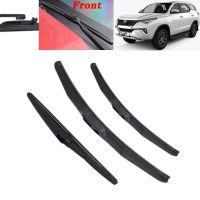 Car Front &amp; Rear Windshield Windscreen Front Window Wiper Blades For Toyota Fortuner AN160 2015 2016 2017 2018 2019 2020