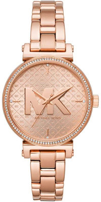 Michael Kors Womens MK4335 Sofie Analog Display Quartz Rose Gold Watch